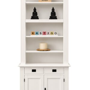 Boekenkast Janine 100 cm Cremewit