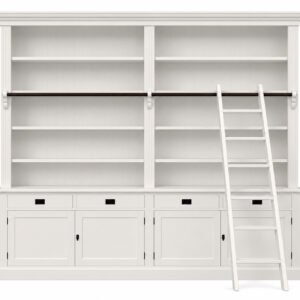 Boekenkast Janine 220 cm Cremewit