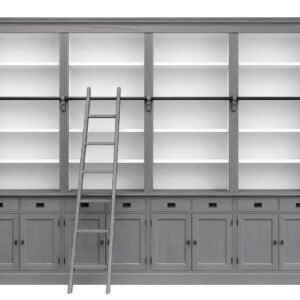 Boekenkast Janine 400 cm Murano-Zuiver wit
