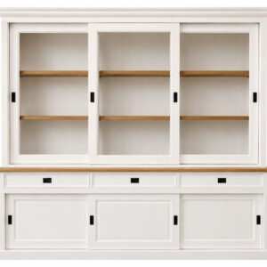 Buffetkast Degen 260 cm Cremewit-Eiken