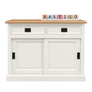 Dressoir Degen 100 cm Cremewit-Eiken