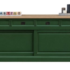 Dressoir Degen 200 cm Dennengroen-Eiken