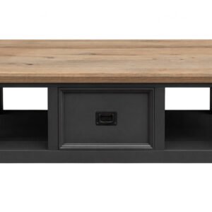 Salontafel Finn 120x80 cm Antraciet-Eiken