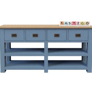 Side Table Jan 200 cm Duifblauw-Eiken